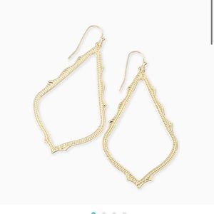 Kendra Scott gold earrings